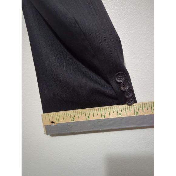 Hugo Boss Mens Pasini 2 Movie 2 Button Blazer Black Double‎ Vented Size 42R - Picture 13 of 13